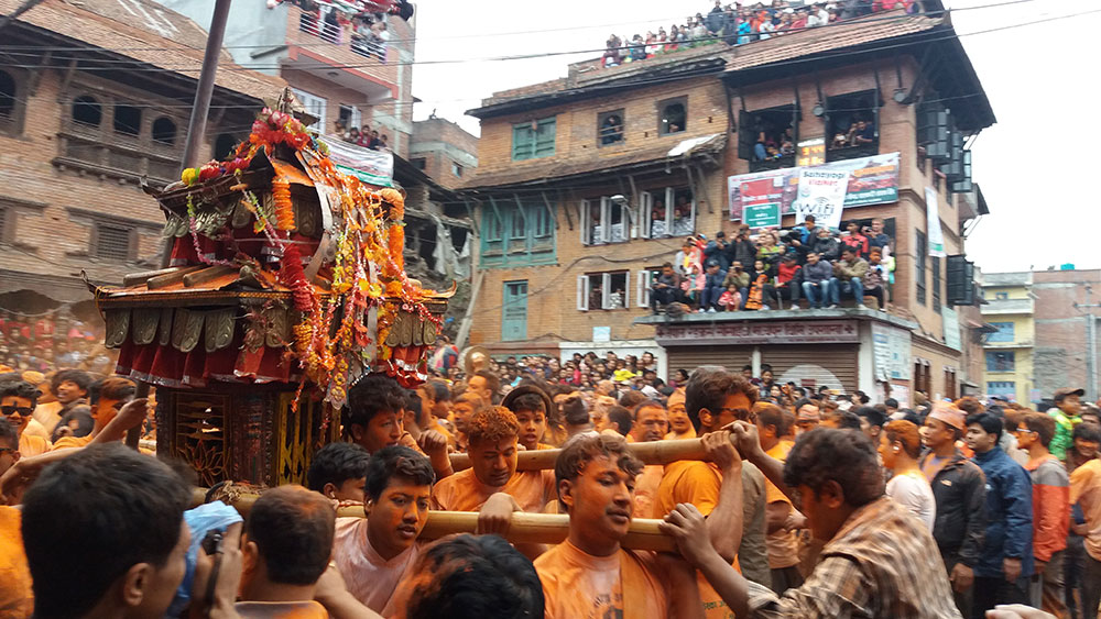 Sindoor-jatra-nepal año nuevo