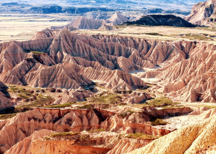 1. Desierto de las Bárdenas Reales, España.