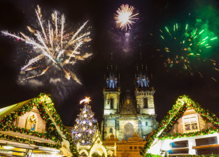 mercadillo navideño de Praga