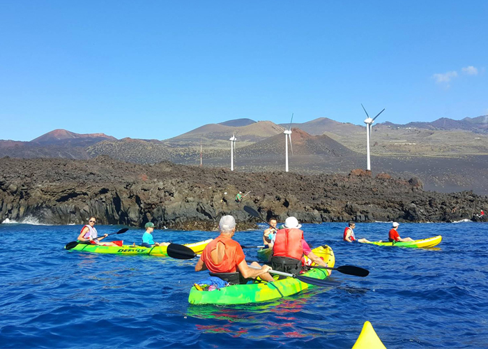 piraguas en la isla de la palma