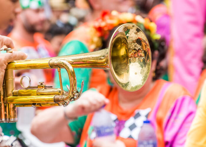 Bloco en el Carnaval de Salvador de Bahía, Brasil